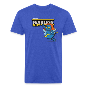 Fearless Fairy Character Comfort Adult Tee - heather royal