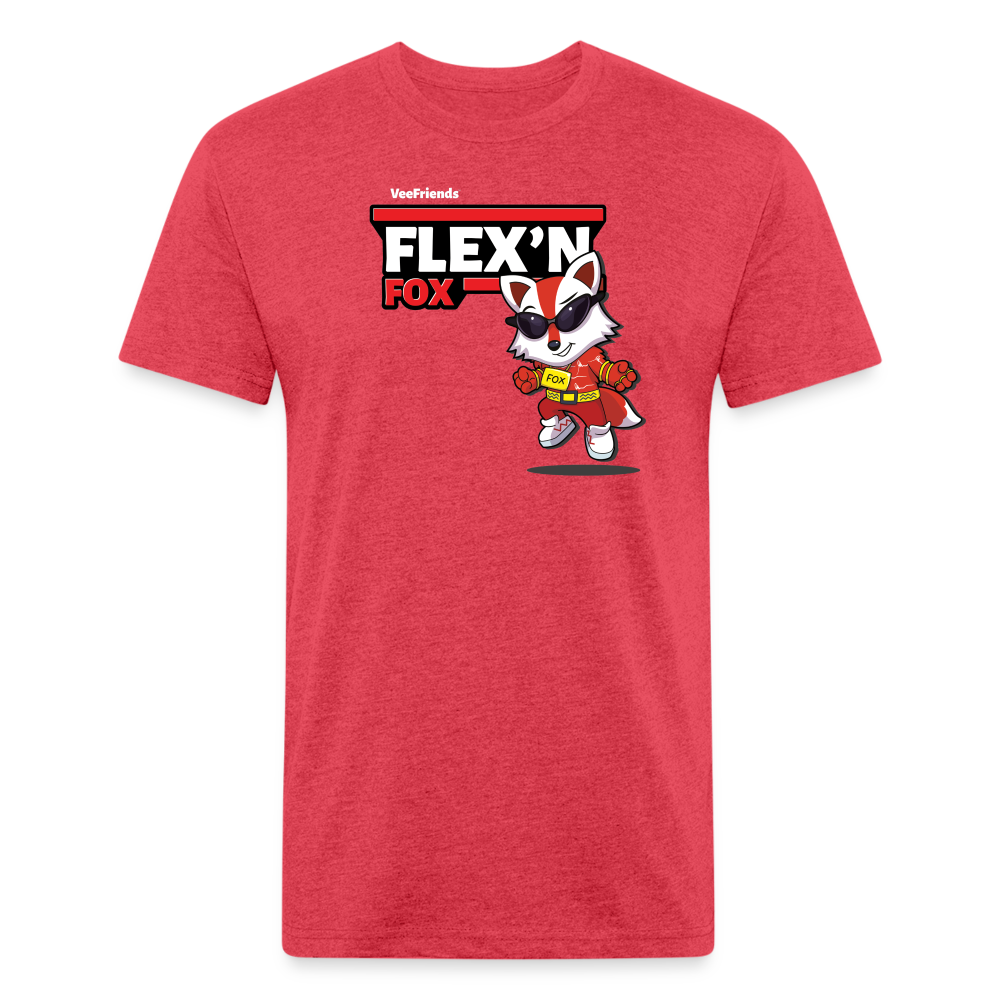 
            
                Load image into Gallery viewer, Flex’n Fox Character Comfort Adult Tee - heather red
            
        