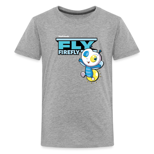 Fly Firefly Character Comfort Kids Tee - heather gray