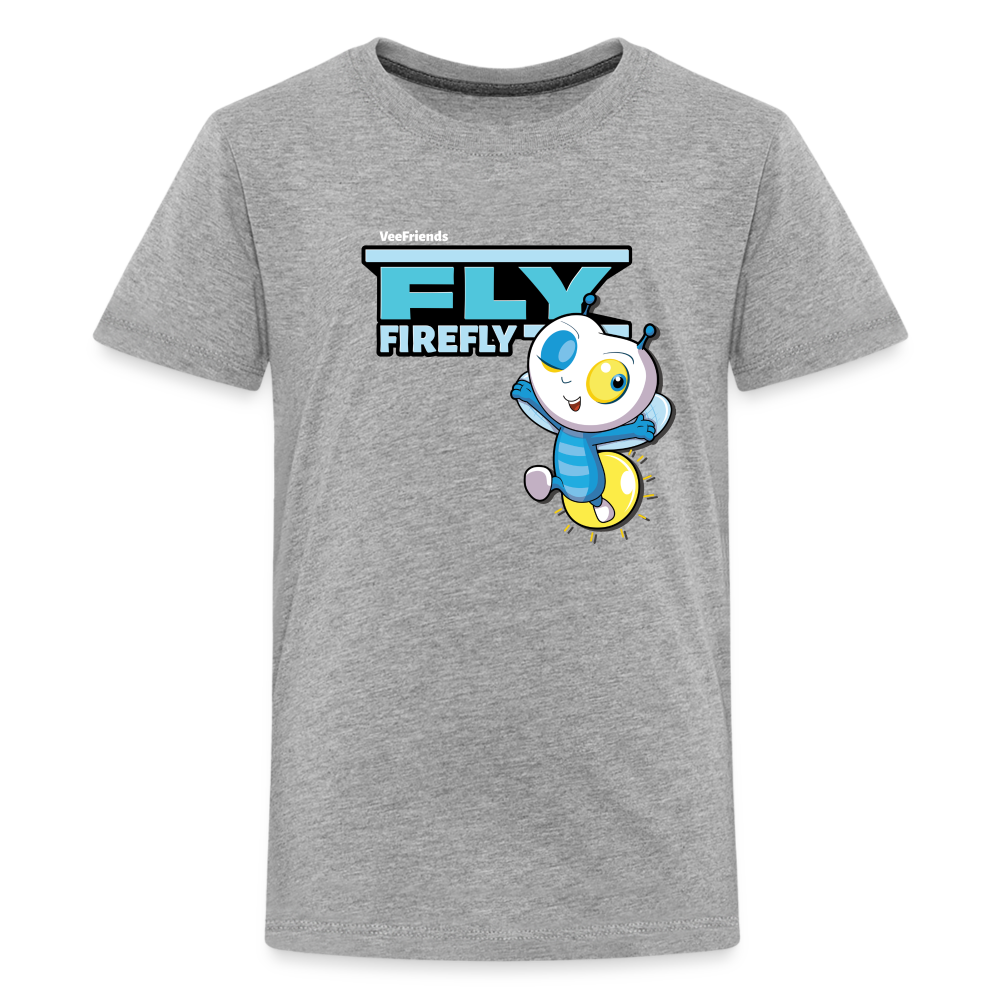 Fly Firefly Character Comfort Kids Tee - heather gray