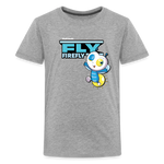 Fly Firefly Character Comfort Kids Tee - heather gray