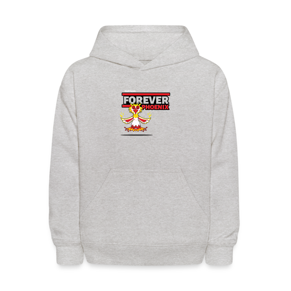 Forever Phoenix Character Comfort Kids Hoodie - heather gray