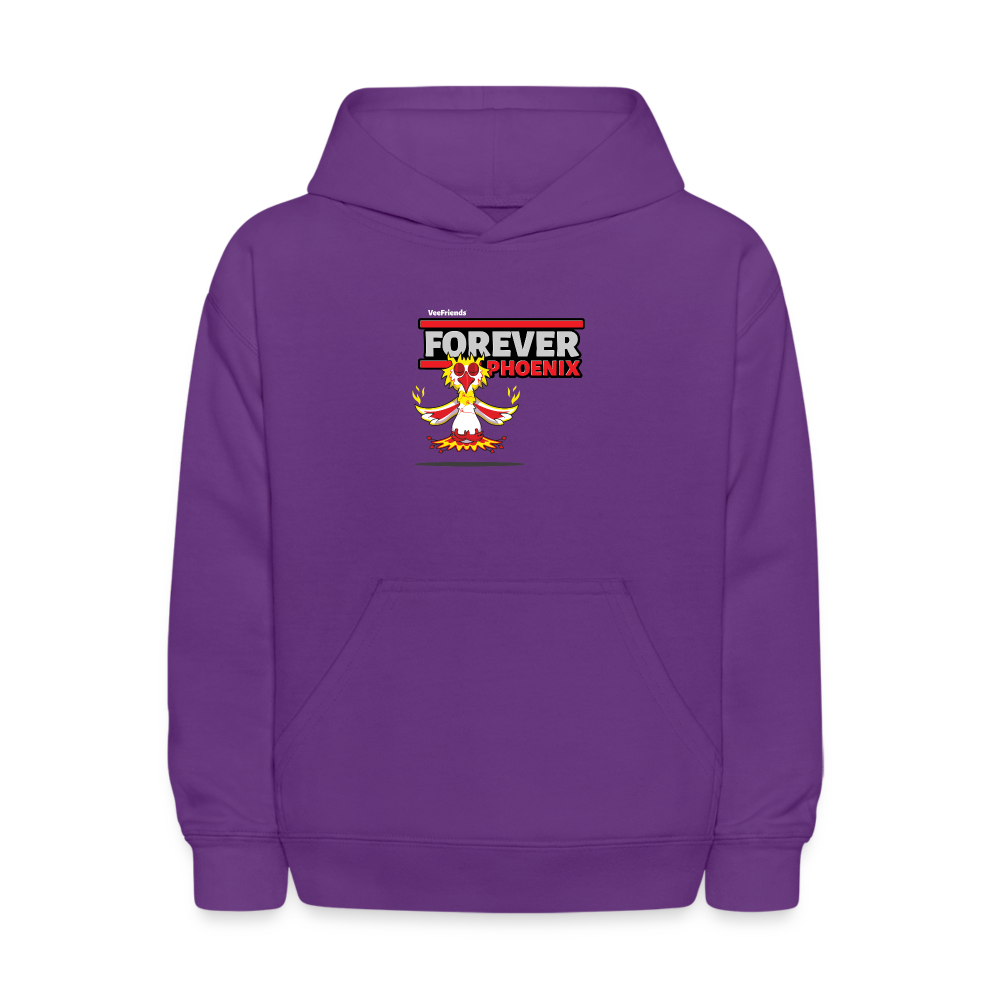 Forever Phoenix Character Comfort Kids Hoodie - purple