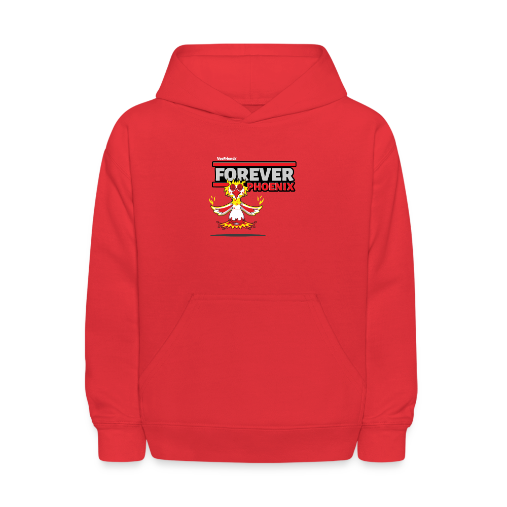 Forever Phoenix Character Comfort Kids Hoodie - red