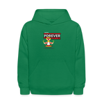 Forever Phoenix Character Comfort Kids Hoodie - kelly green