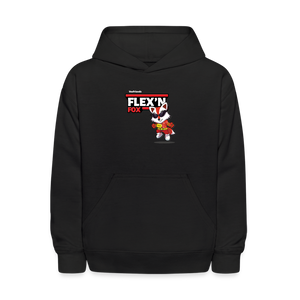 
            
                Load image into Gallery viewer, Flex’n Fox Character Comfort Kids Hoodie - black
            
        