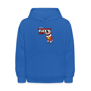
            
                Load image into Gallery viewer, Flex’n Fox Character Comfort Kids Hoodie - royal blue
            
        