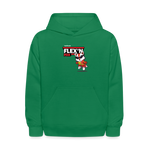 Flex’n Fox Character Comfort Kids Hoodie - kelly green