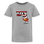 Flex’n Fox Character Comfort Kids Tee - heather gray