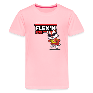 Flex’n Fox Character Comfort Kids Tee - pink