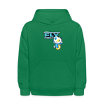 Fly Firefly Character Comfort Kids Hoodie - kelly green