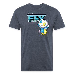 Fly Firefly Character Comfort Adult Tee - heather navy