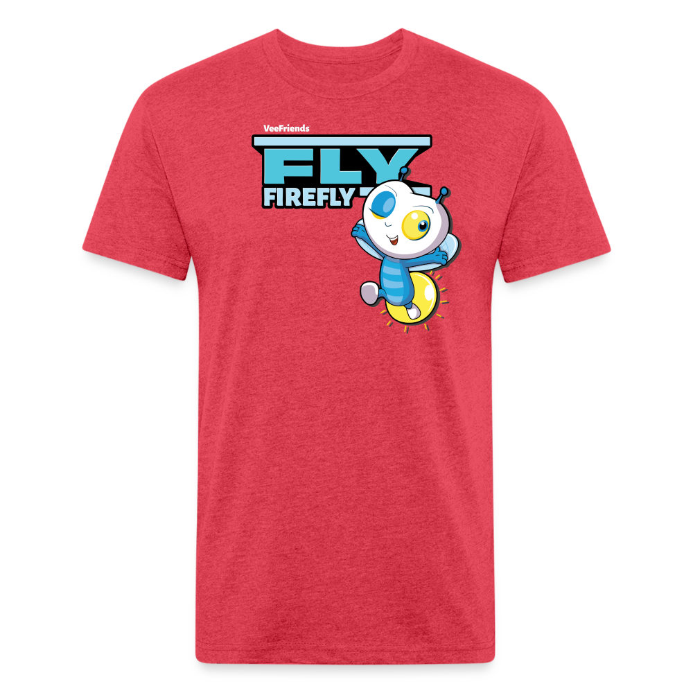 Fly Firefly Character Comfort Adult Tee - heather red