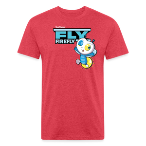 Fly Firefly Character Comfort Adult Tee - heather red