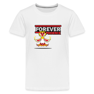 Forever Phoenix Character Comfort Kids Tee - white
