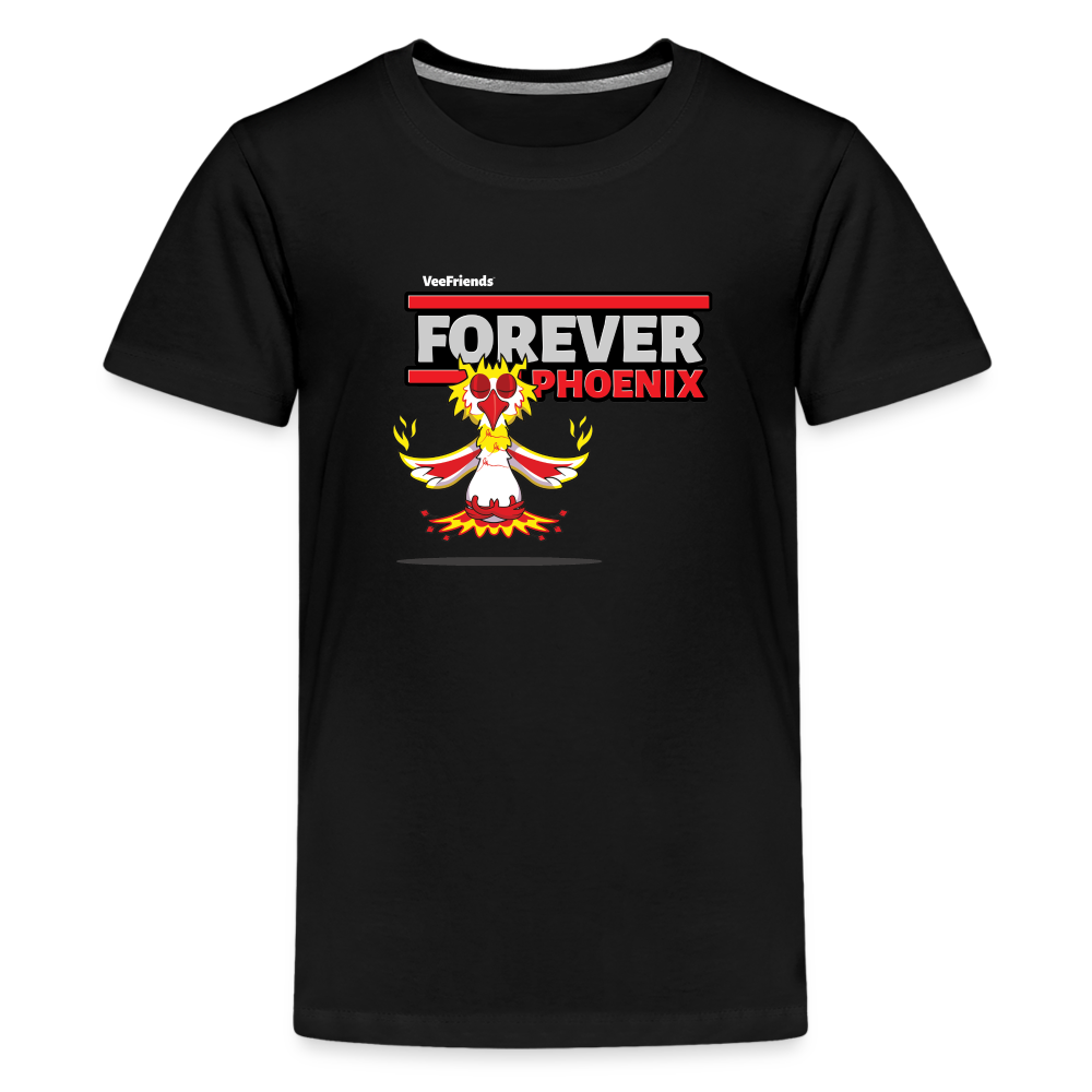 Forever Phoenix Character Comfort Kids Tee - black