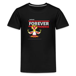 
            
                Load image into Gallery viewer, Forever Phoenix Character Comfort Kids Tee - black
            
        