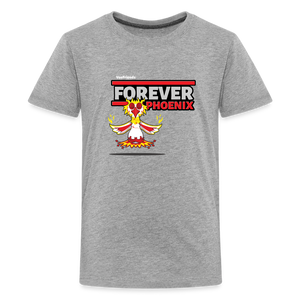 Forever Phoenix Character Comfort Kids Tee - heather gray