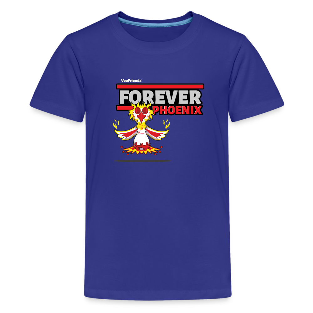 Forever Phoenix Character Comfort Kids Tee - royal blue