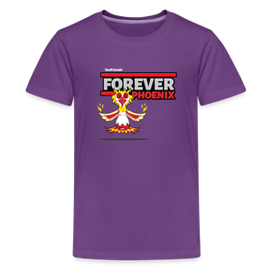 
            
                Load image into Gallery viewer, Forever Phoenix Character Comfort Kids Tee - purple
            
        