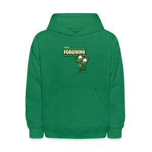 
            
                Load image into Gallery viewer, Forgiving Horned Frog Character Comfort Kids Hoodie - kelly green
            
        
