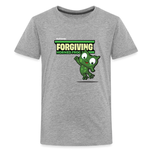 
            
                Load image into Gallery viewer, Forgiving Horned Frog Character Comfort Kids Tee - heather gray
            
        