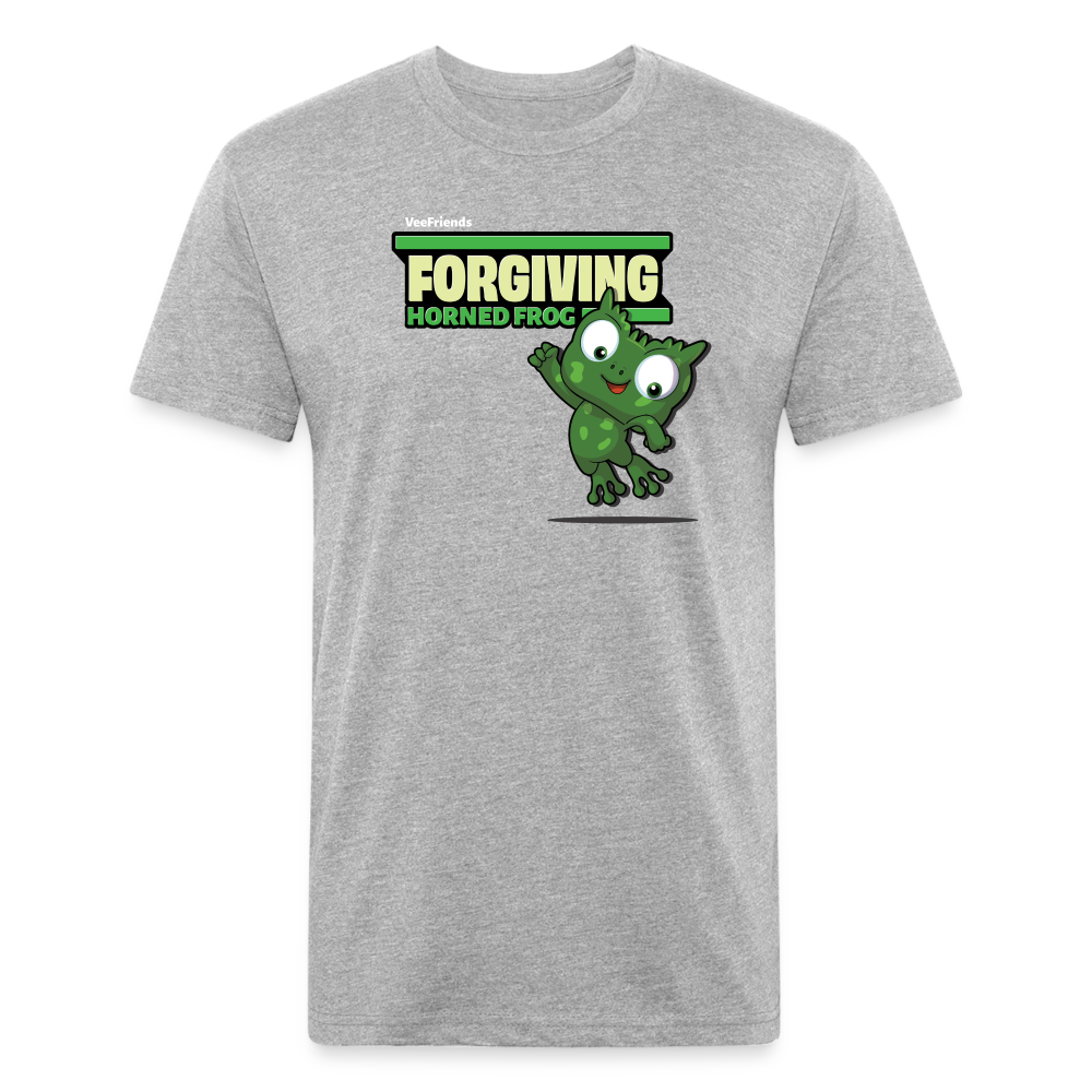 Forgiving Horned Frog Character Comfort Adult Tee - heather gray