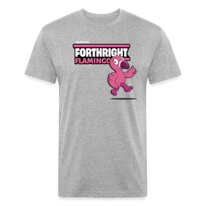 
            
                Load image into Gallery viewer, Forthright Flamingo Character Comfort Adult Tee - heather gray
            
        