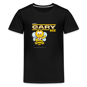 
            
                Load image into Gallery viewer, Gary Bee Character Comfort Kids Tee - black
            
        