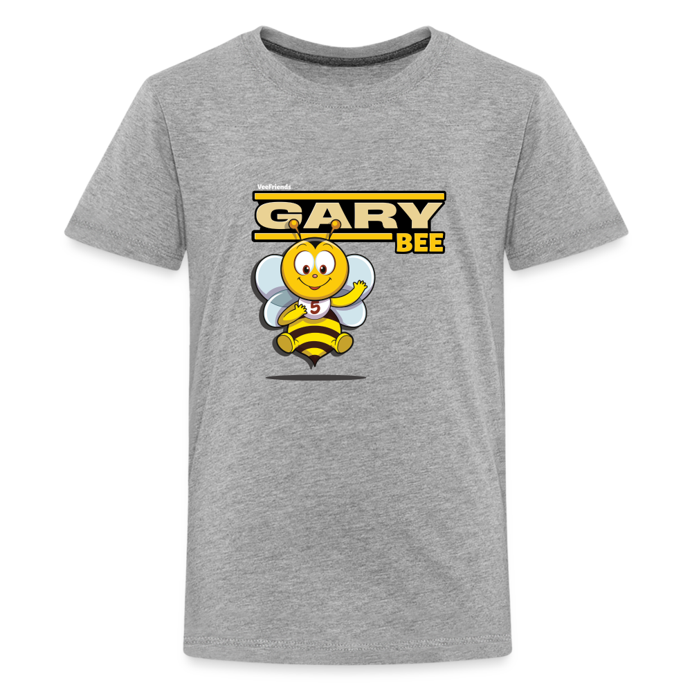 
            
                Load image into Gallery viewer, Gary Bee Character Comfort Kids Tee - heather gray
            
        