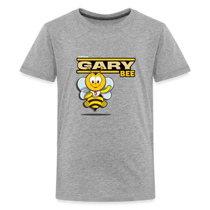 
            
                Load image into Gallery viewer, Gary Bee Character Comfort Kids Tee - heather gray
            
        