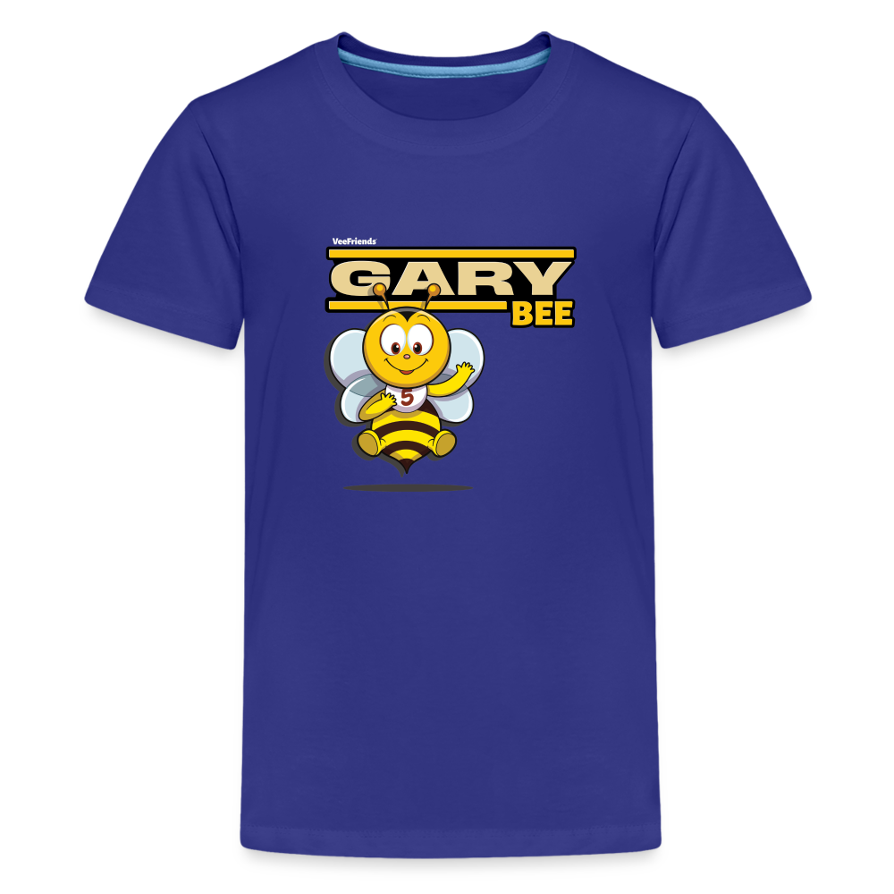 Gary Bee Character Comfort Kids Tee - royal blue
