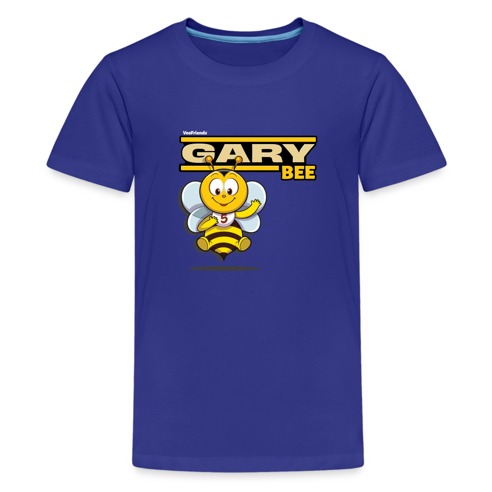 
            
                Load image into Gallery viewer, Gary Bee Character Comfort Kids Tee - royal blue
            
        