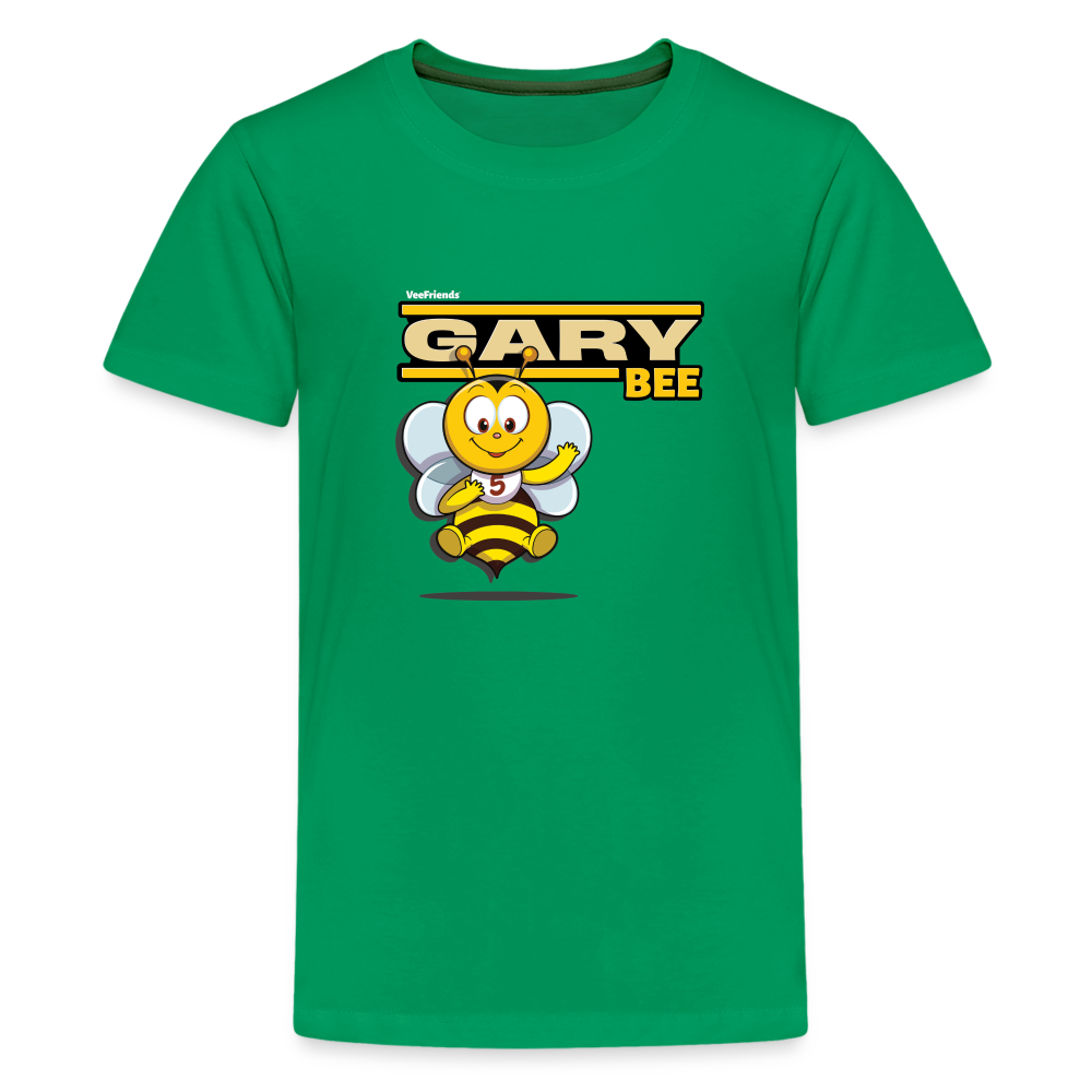
            
                Load image into Gallery viewer, Gary Bee Character Comfort Kids Tee - kelly green
            
        