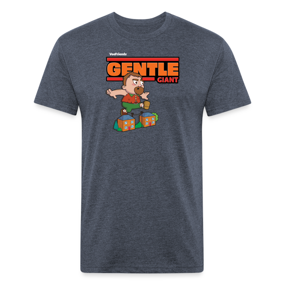 Gentle Giant Character Comfort Adult Tee - heather navy