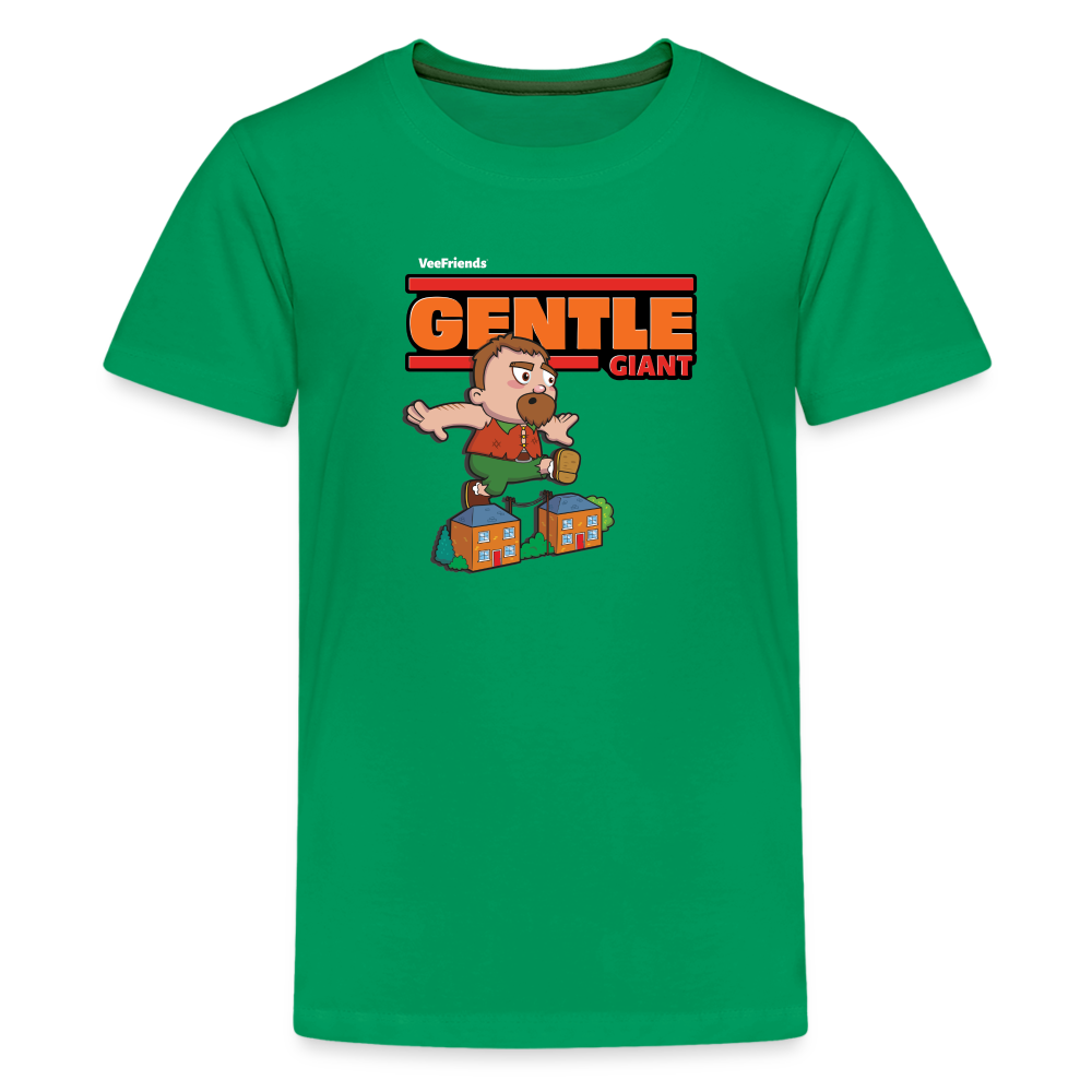 Gentle Giant Character Comfort Kids Tee - kelly green