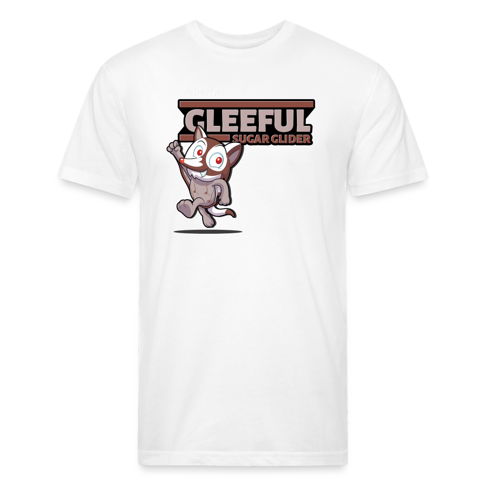 Gleeful Sugar Glider Character Comfort Adult Tee - white