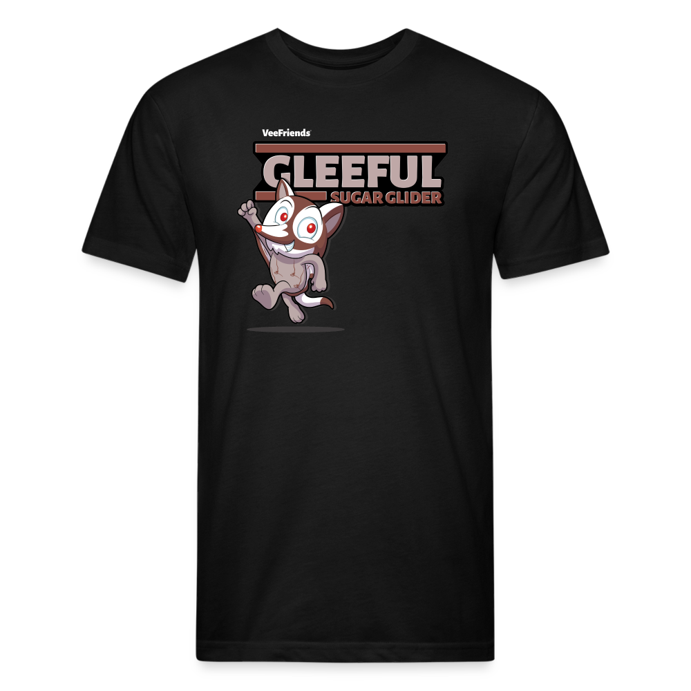 Gleeful Sugar Glider Character Comfort Adult Tee - black