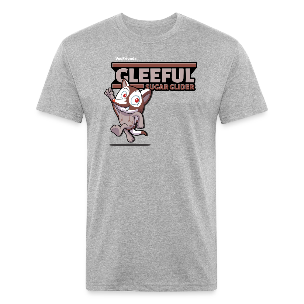 Gleeful Sugar Glider Character Comfort Adult Tee - heather gray