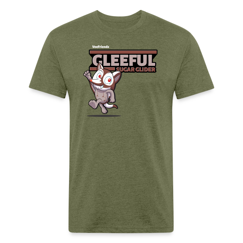 
            
                Load image into Gallery viewer, Gleeful Sugar Glider Character Comfort Adult Tee - heather military green
            
        