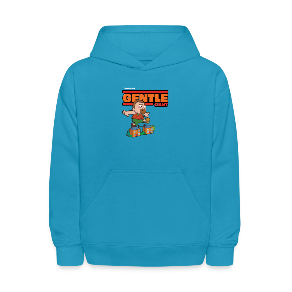 Gentle Giant Character Comfort Kids Hoodie - turquoise