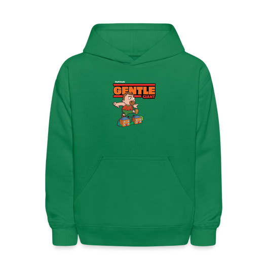 Gentle Giant Character Comfort Kids Hoodie - kelly green