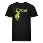 Glowing Glow Worm Character Comfort Adult Tee - black