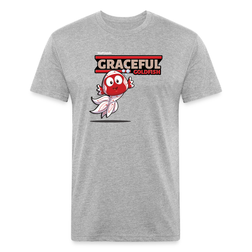 Graceful Goldfish Character Comfort Adult Tee - heather gray