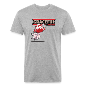 Graceful Goldfish Character Comfort Adult Tee - heather gray