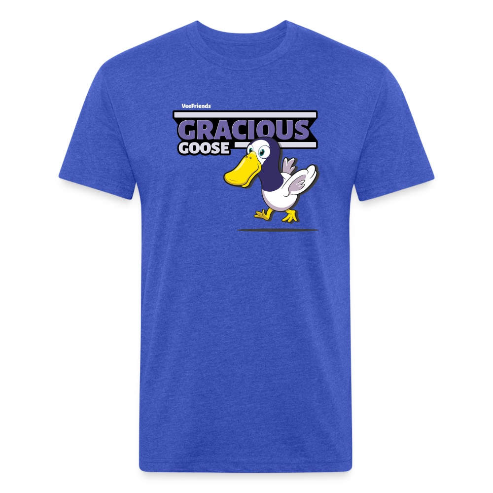 Gracious Goose Character Comfort Adult Tee - heather royal