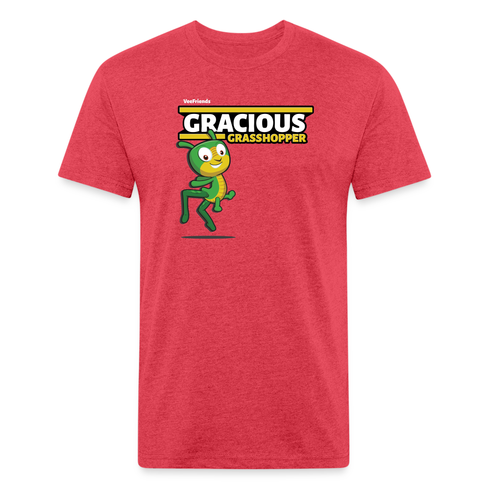 Gracious Grasshopper Character Comfort Adult Tee - heather red