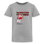 Graceful Goldfish Character Comfort Kids Tee - heather gray