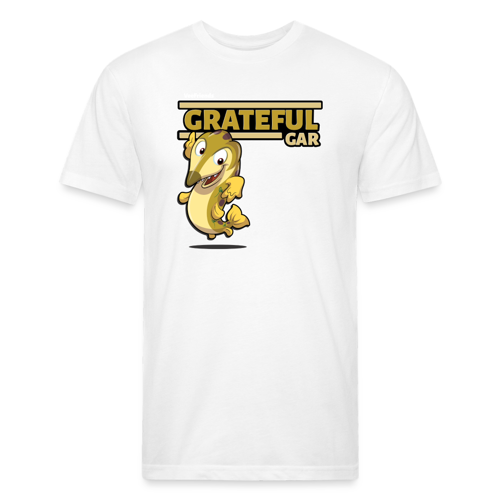 Grateful Gar Character Comfort Adult Tee - white