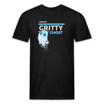 Gritty Ghost Character Comfort Adult Tee - black